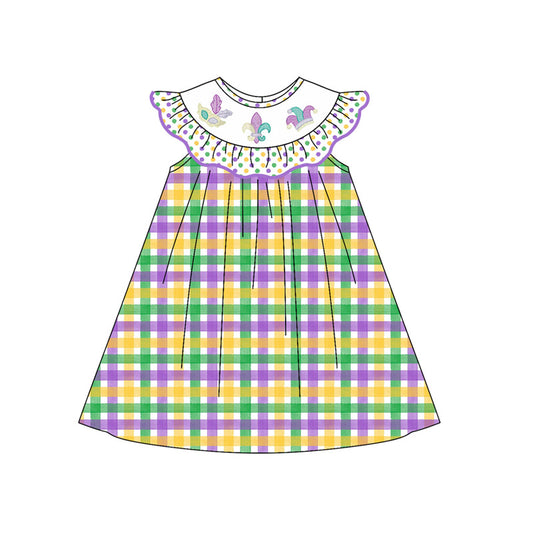 pre order mardi gras baby girl dress