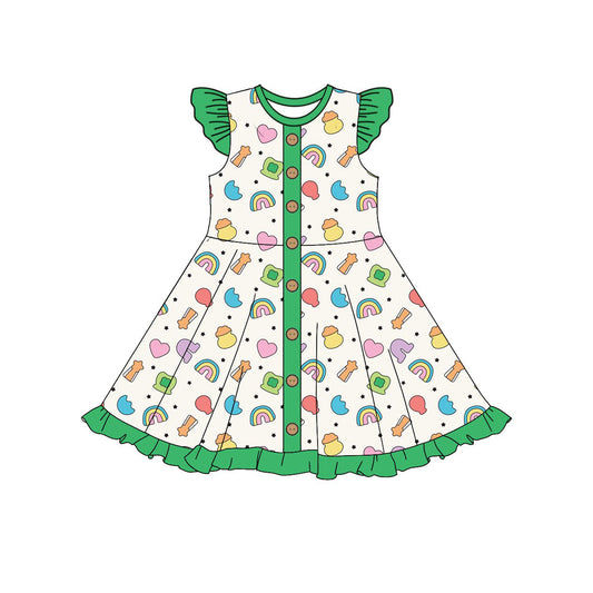 pre order st patrick button dress girl dresses