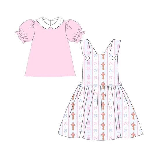 pre order easter cross shirt and skirt outfit