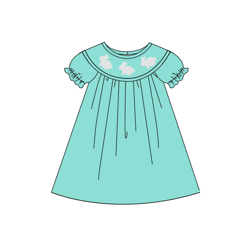 pre order mint bunny dress