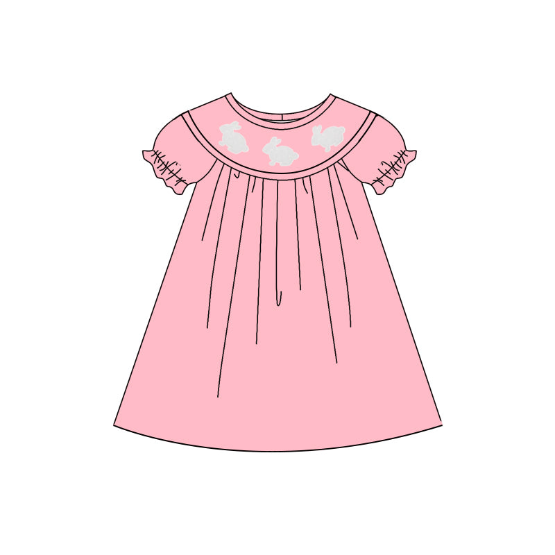 pre order pink bunny dress
