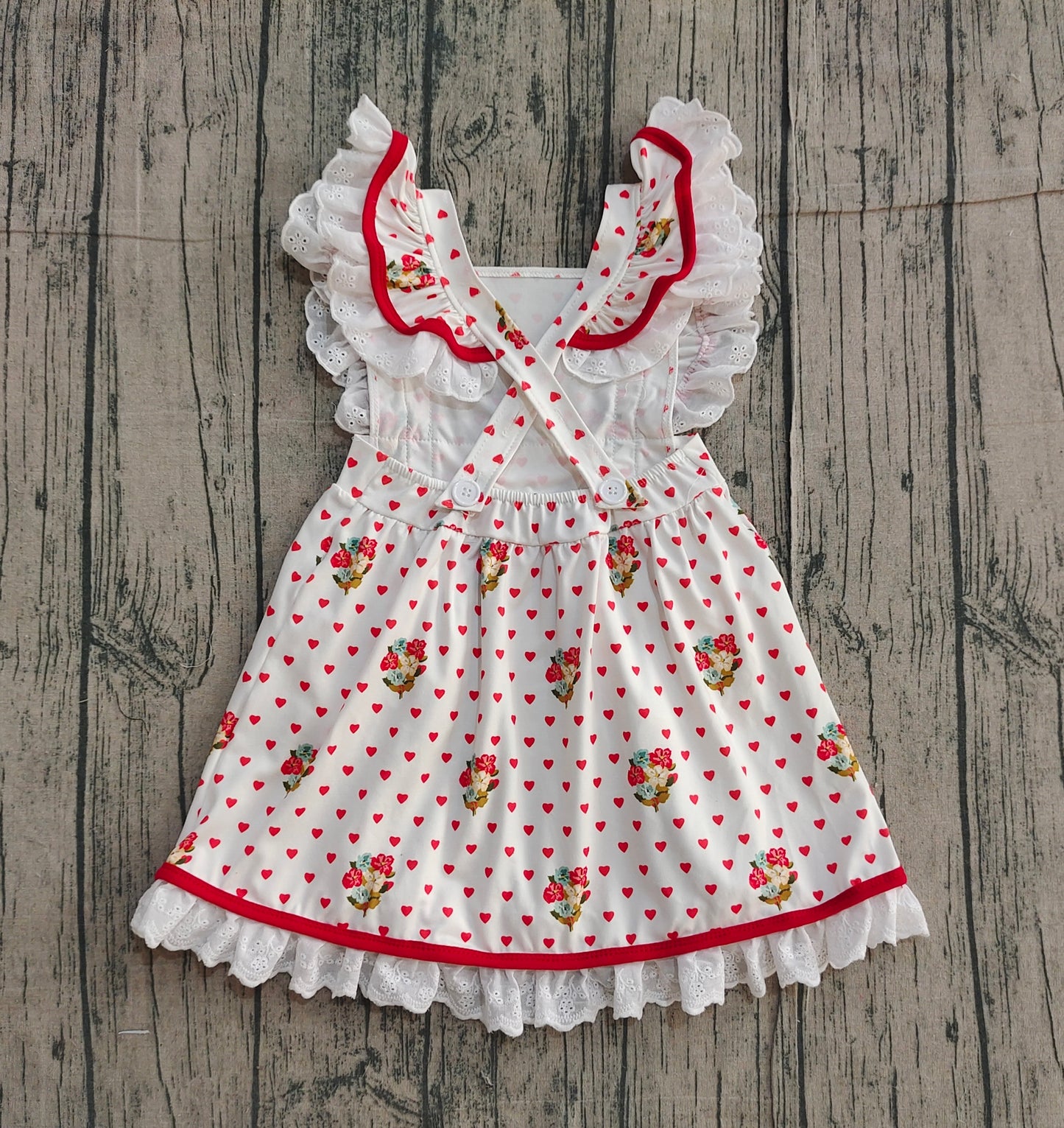 pre order short sleeve strawberry dress