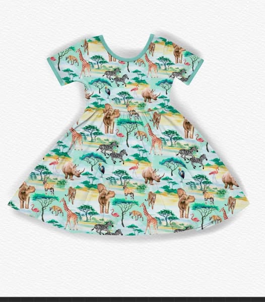 pre order zoo animal dress