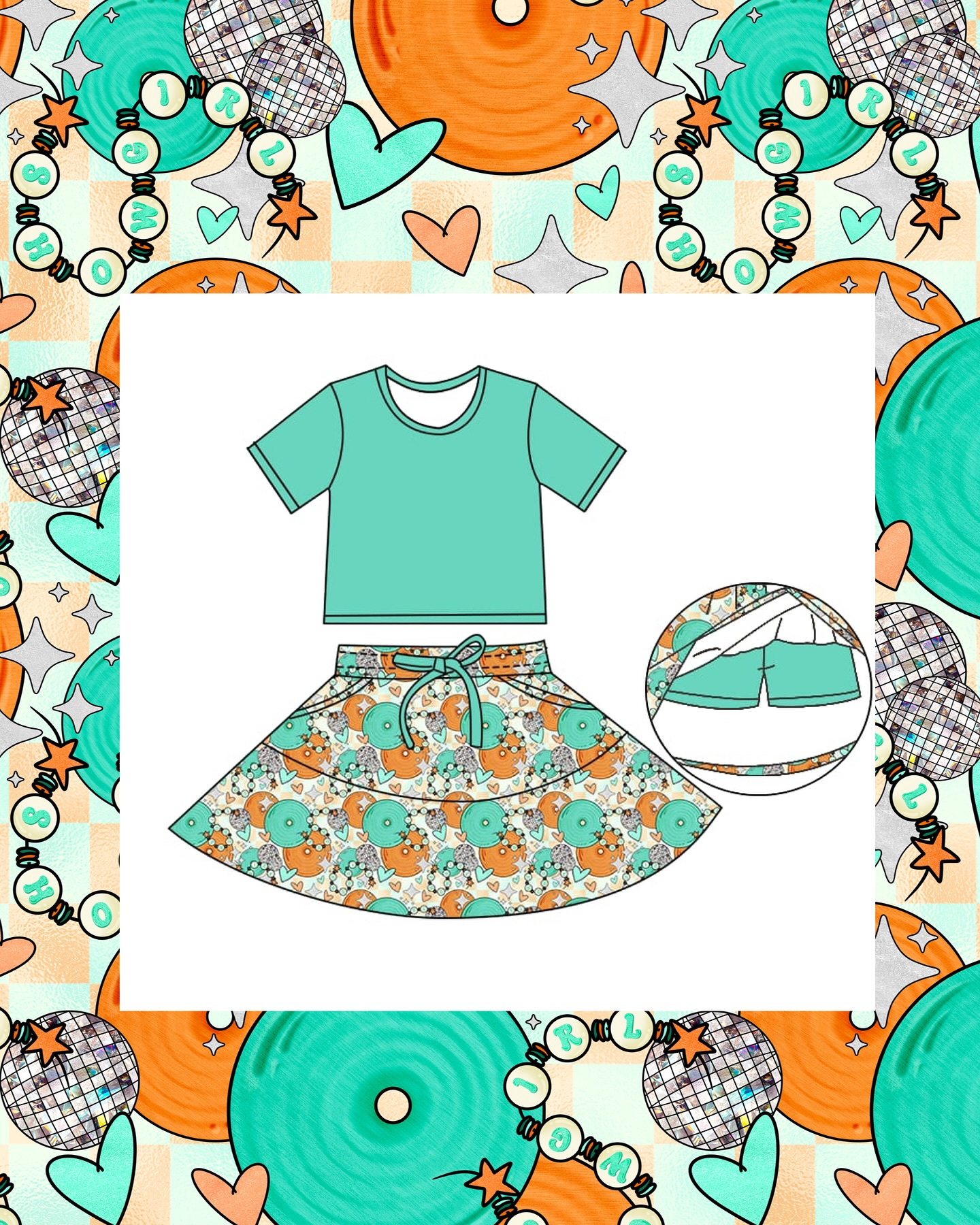 pre order groovy skort set