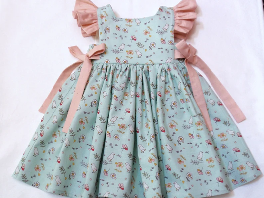 pre order floral chick twirl dress