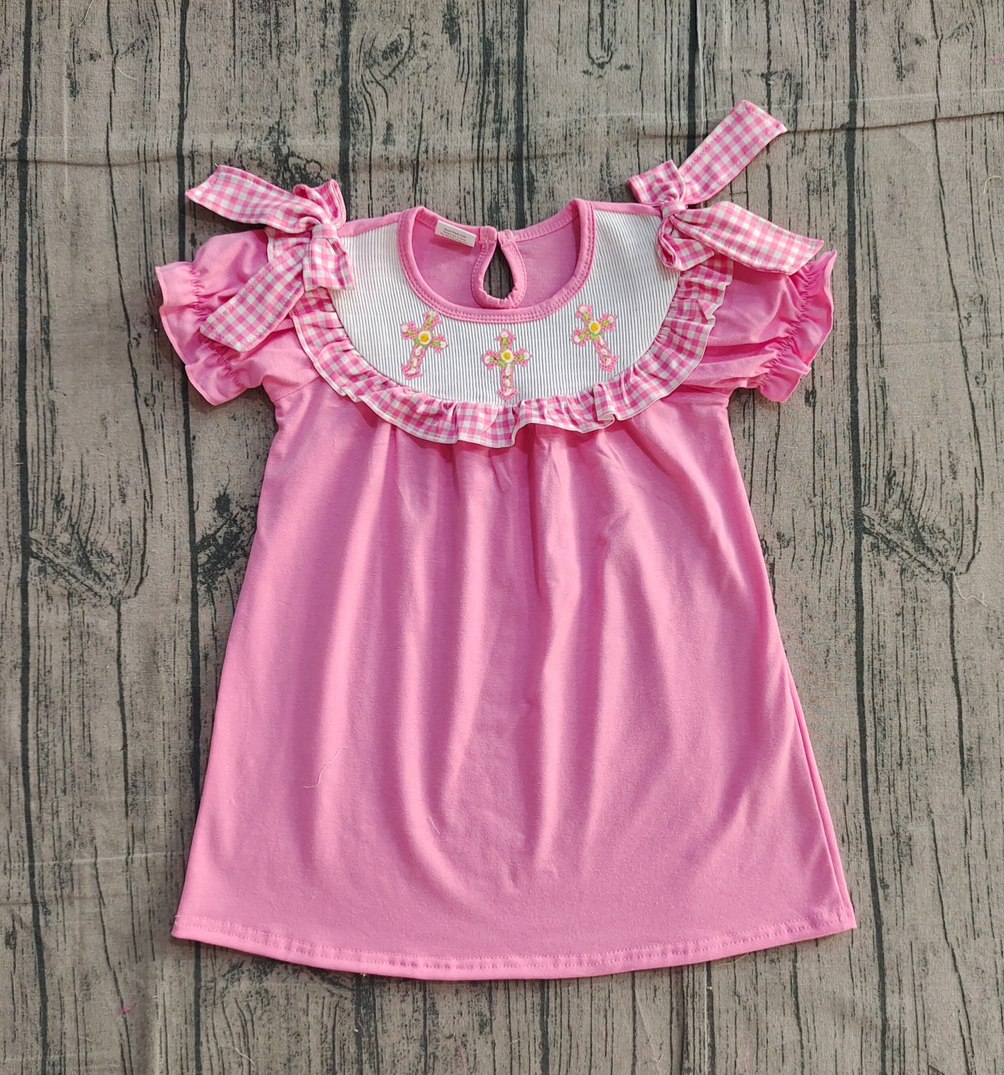 pre order easter girl dress (do embroidery)