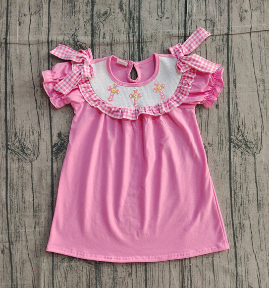 pre order easter girl dress (do embroidery)