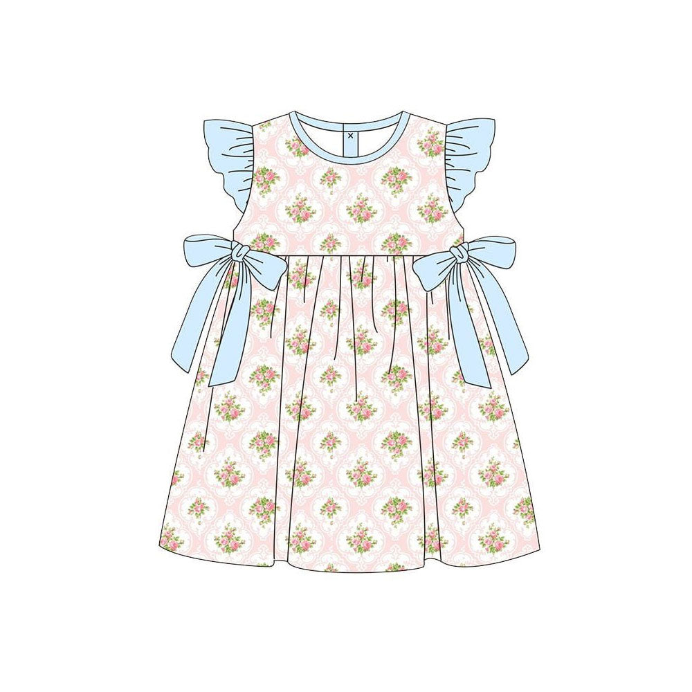 pre order flutter cameo-roses bow dress
