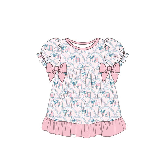 pre order usa flag ruffle dress