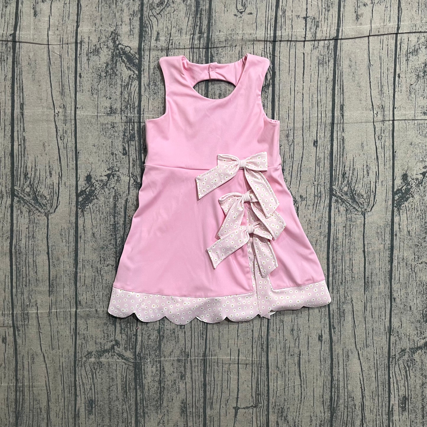 pre order pink bow athletic skort dress
