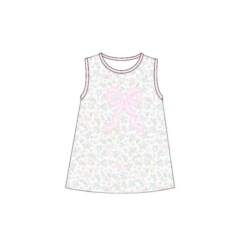 pre order pink coquette floral tank nightgown