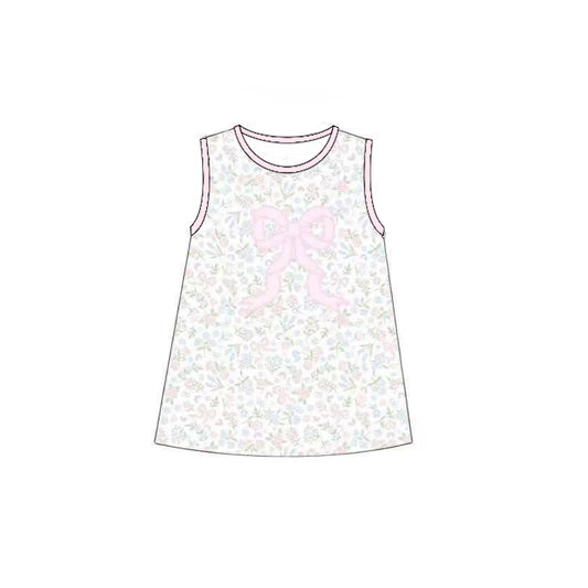 pre order pink coquette floral tank nightgown