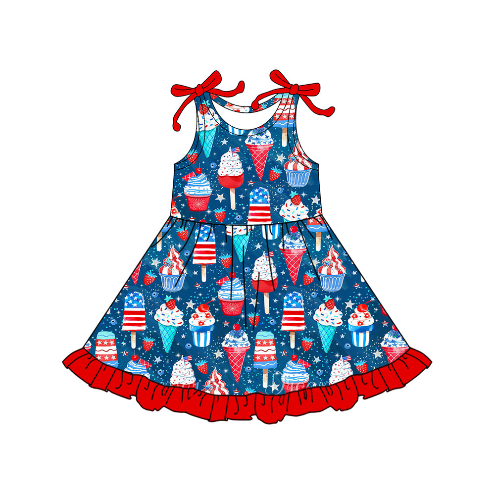 pre order 4th of july popsicle dress