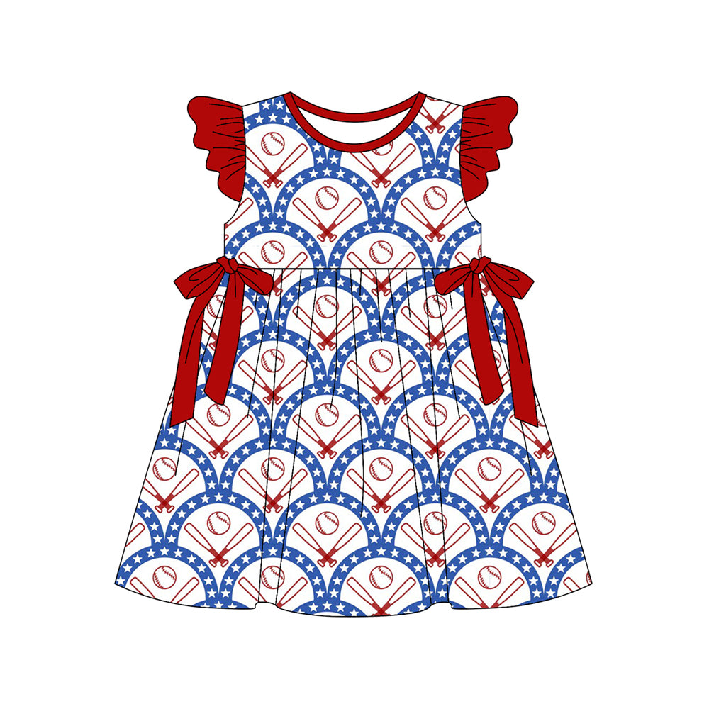 pre order 4th of july baseball dress