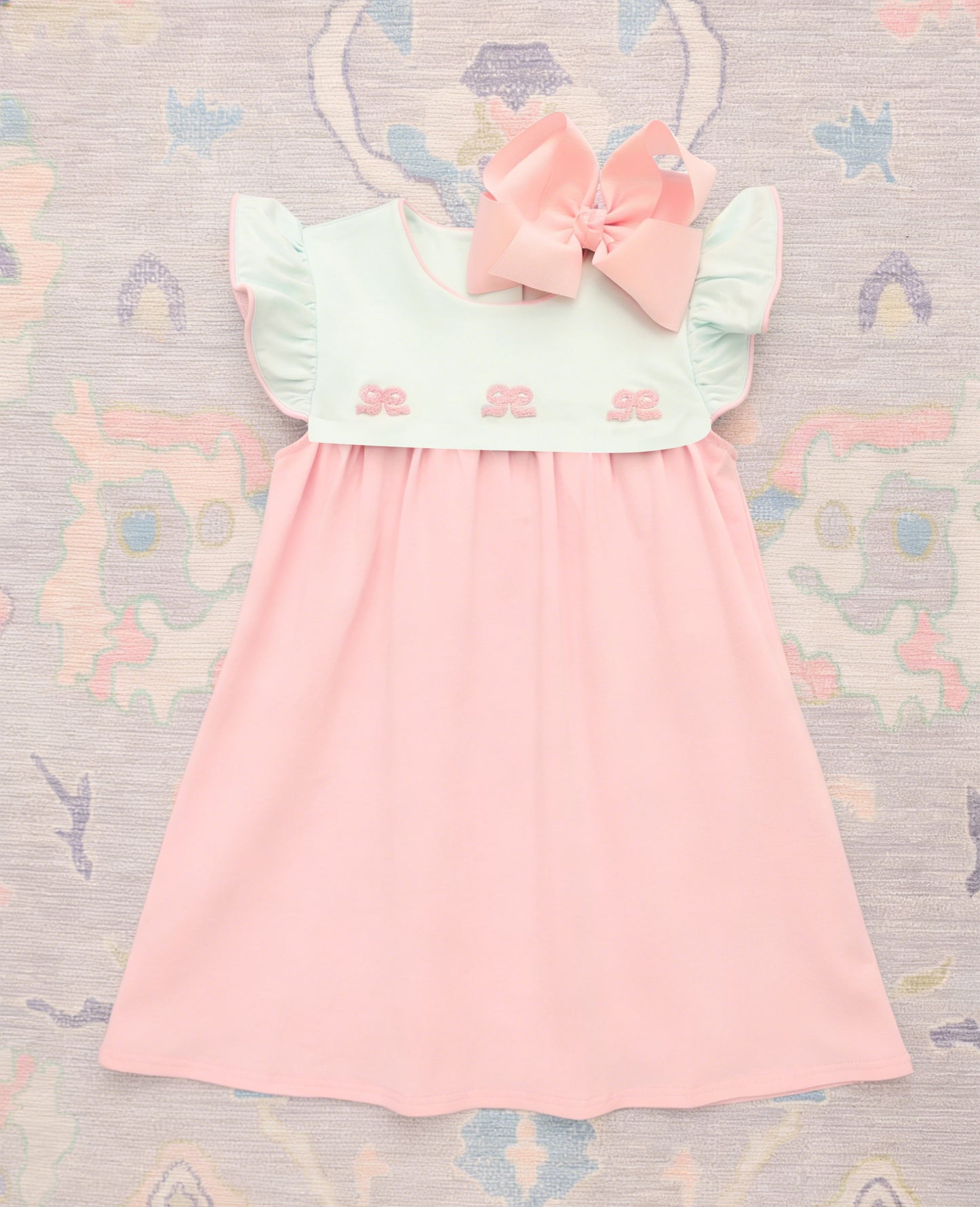 pre order pink bow dress