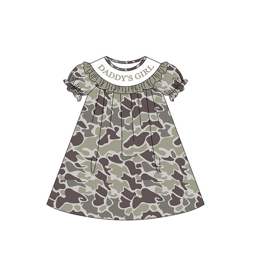 pre order daddy's girl camo dress