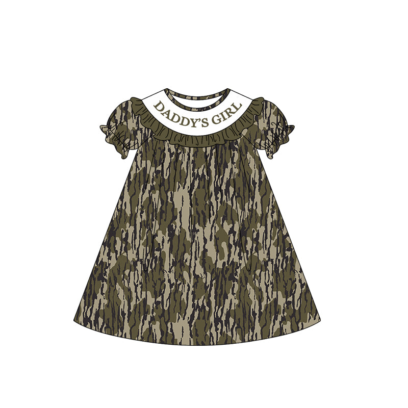 pre order daddy's girl camo dress