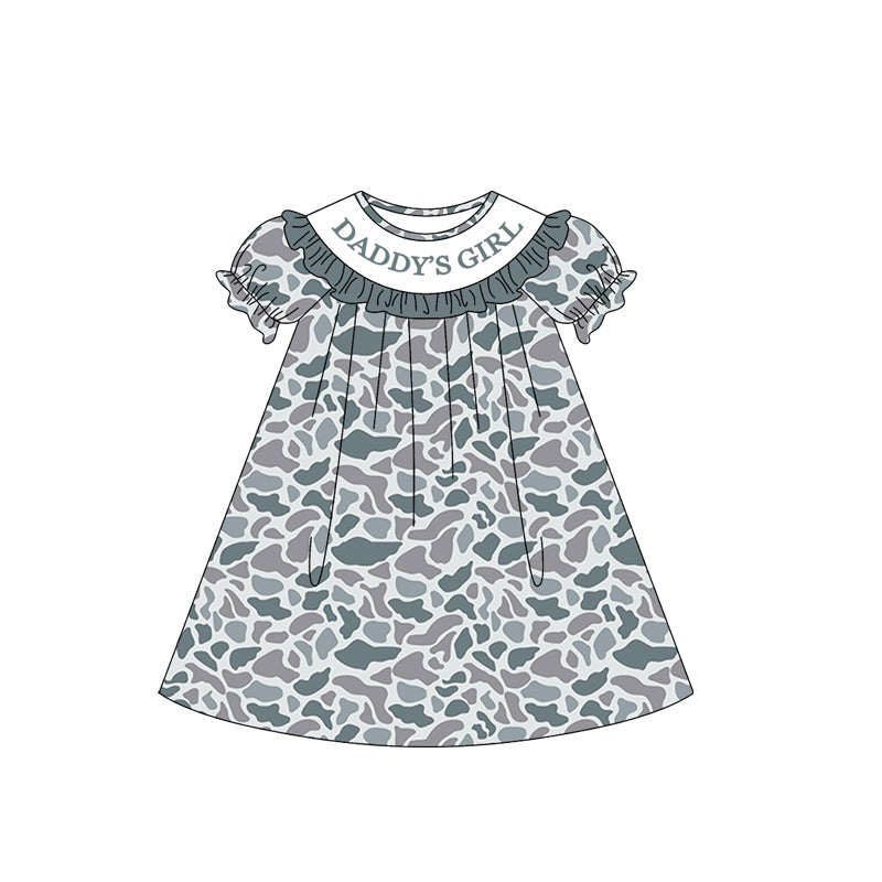pre order daddy's girl camo dress