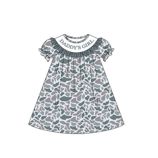 pre order daddy's girl camo dress