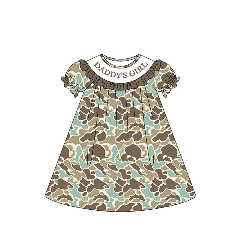 pre order daddy's girl camo dress