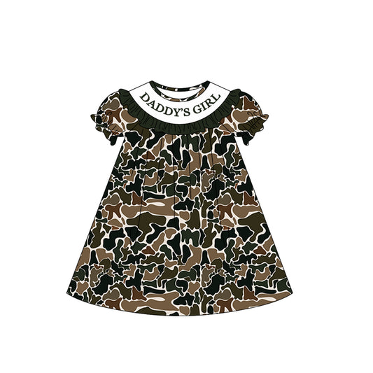 pre order daddy's girl camo dress