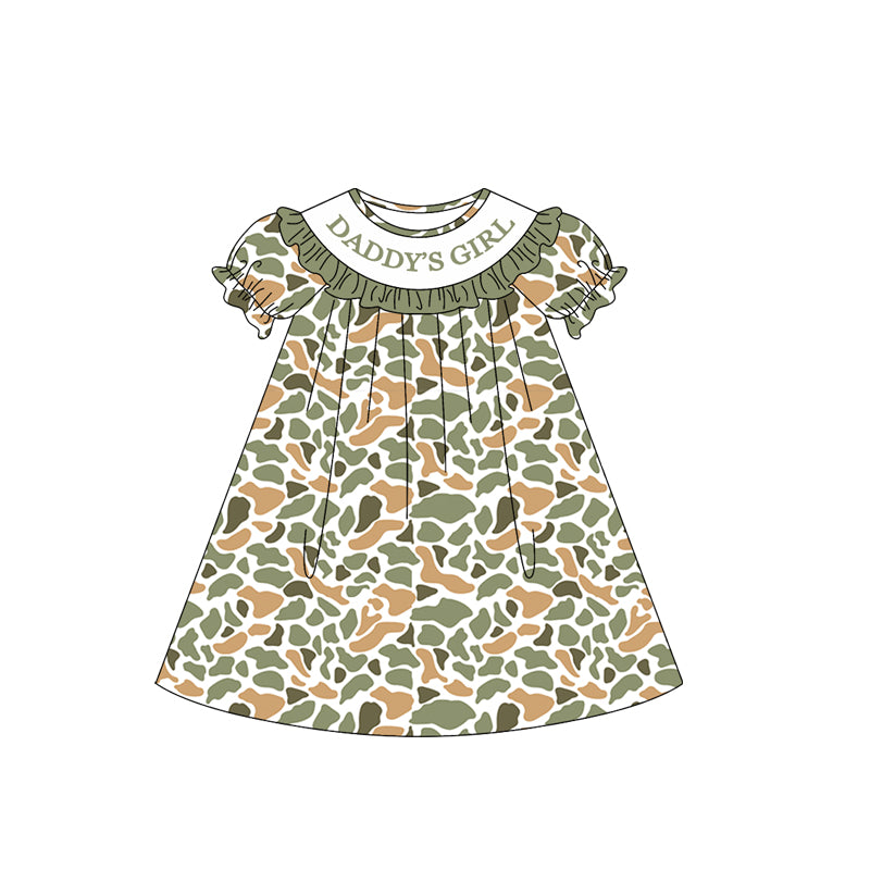 pre order daddy's girl camo dress