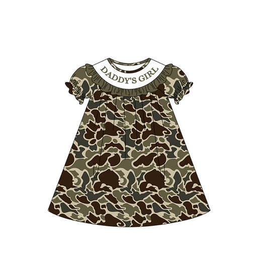 pre order daddy's girl camo dress