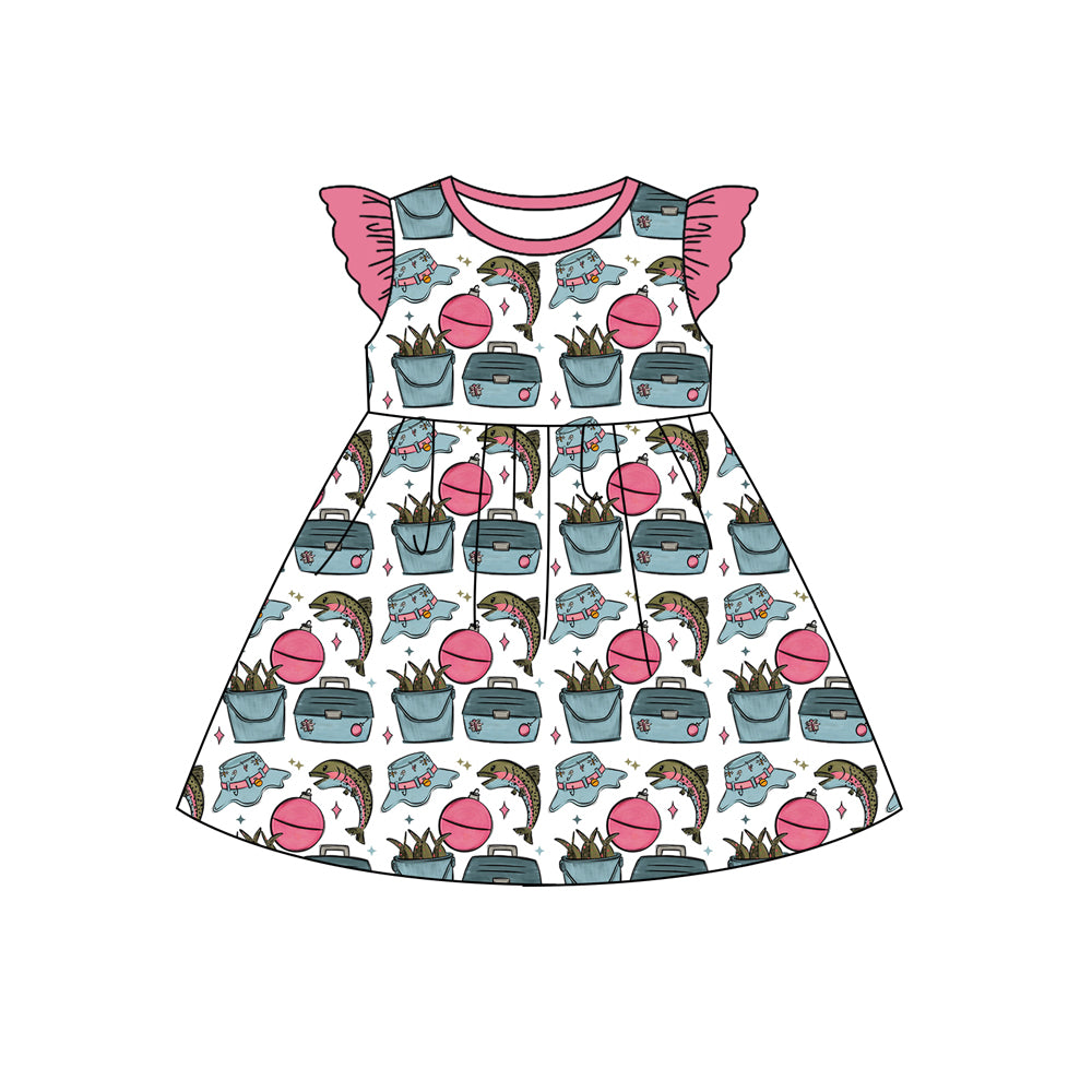 pre order gone fishing girl dress