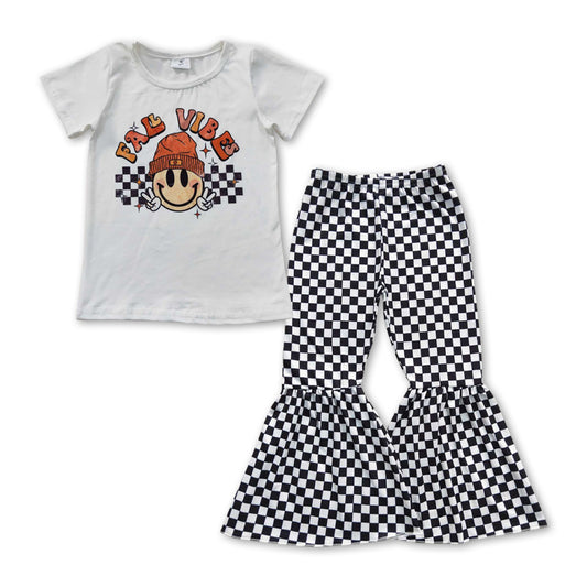 T shirt checkered bells set