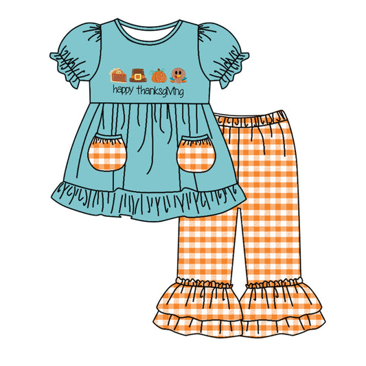 pre order happy thanksgiving girls outfit