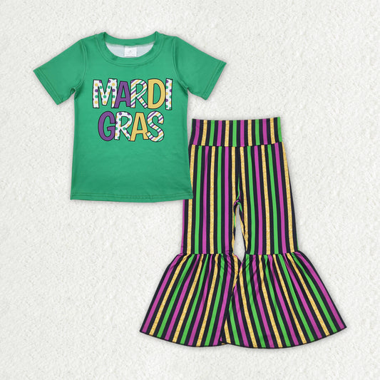 mardi gras baby girls outfit