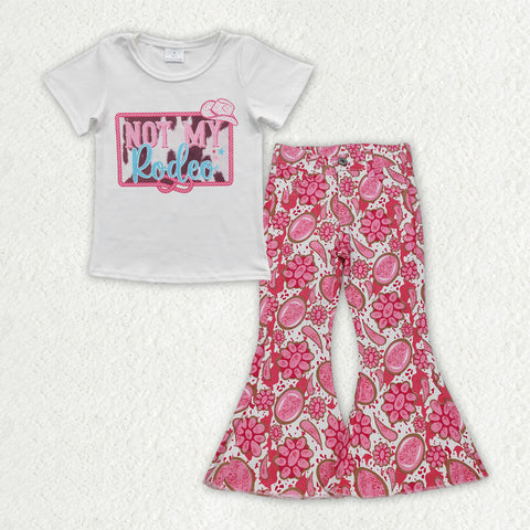kids t-shirt denim pants set