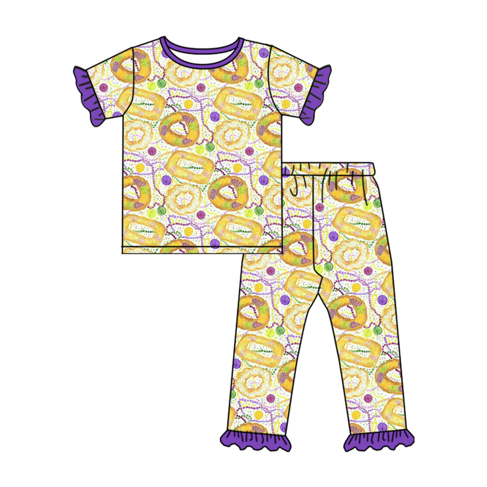 pre order mardi gras girl pajamas