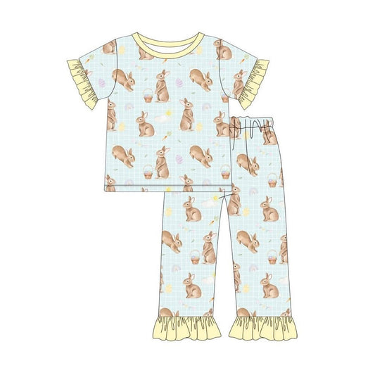 pre order easter rabbit baby girl pajama