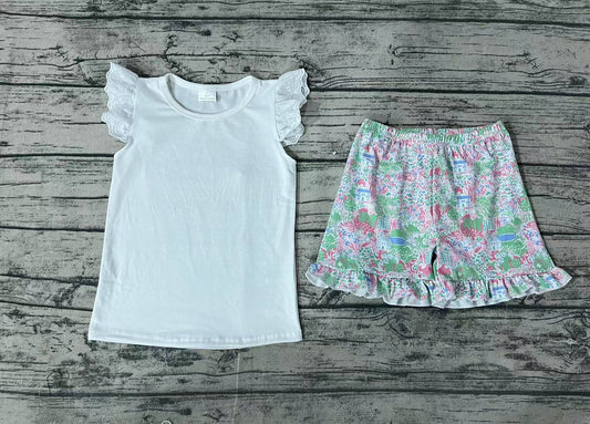 pre order baby girl summer lily shorts set