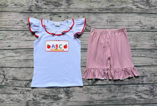 pre order abc girl back to school clothing (will do embroidery)