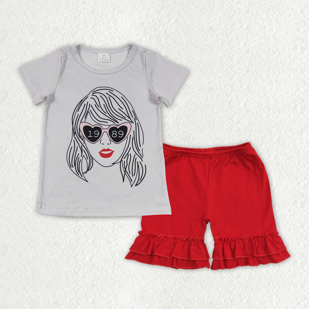 swiftie shorts set girls clothes