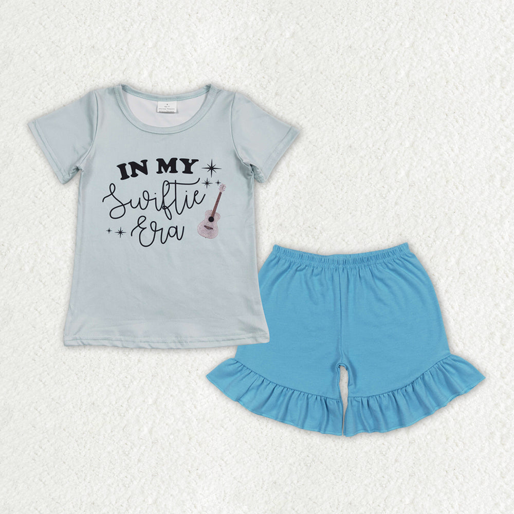 swiftie shorts set girls clothes