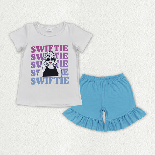swiftie shorts set girls clothes