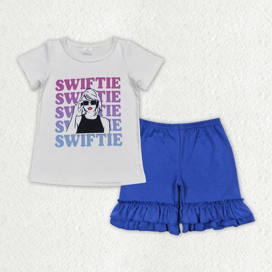 swiftie shorts set girls clothes