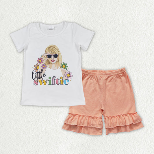 swiftie shorts set girls clothes