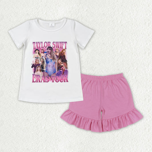 swiftie shorts set girls clothes