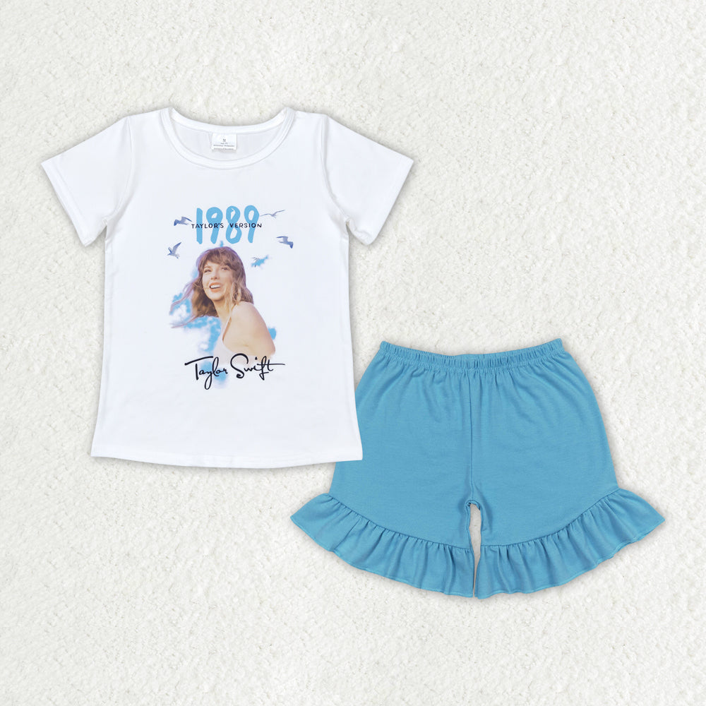 1989 taylor swift shorts set girls outfit