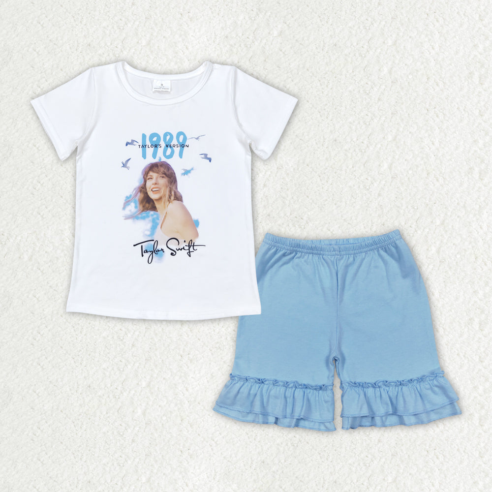 1989 taylor swift shorts set girls outfit