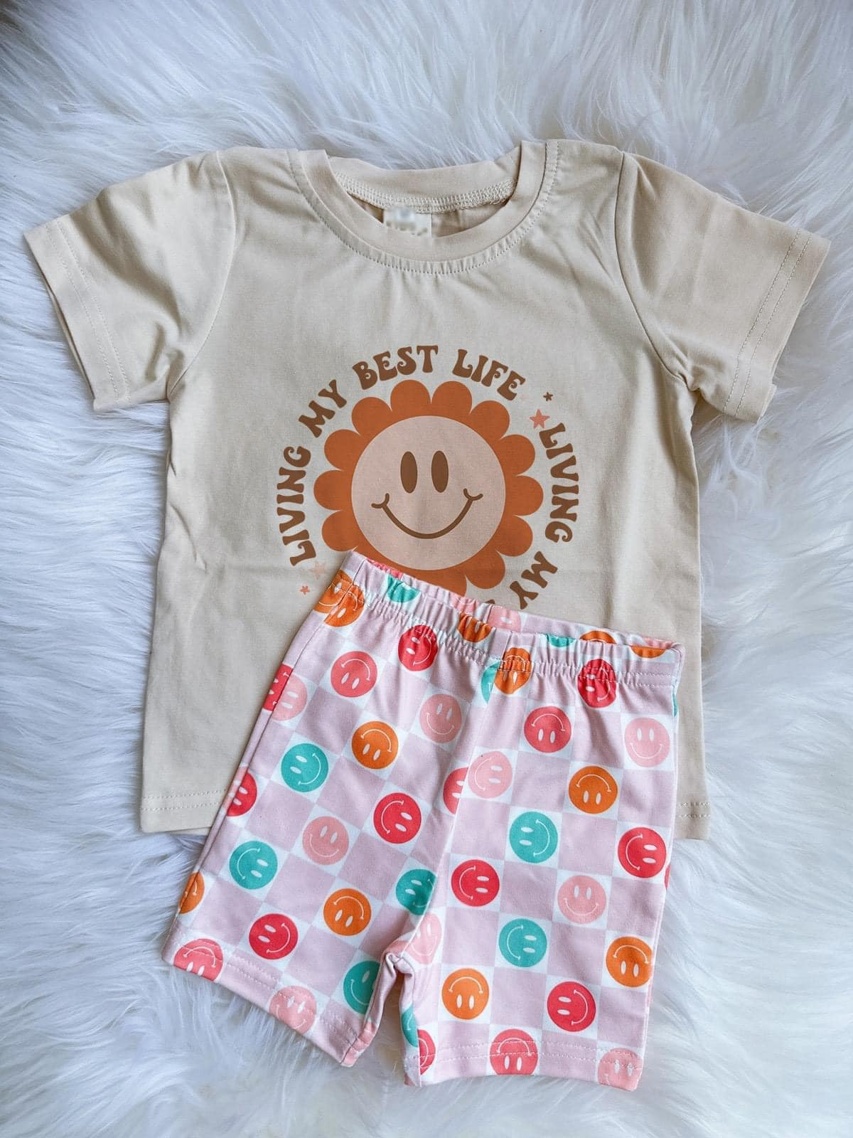 pre order baby girl summer shorts set