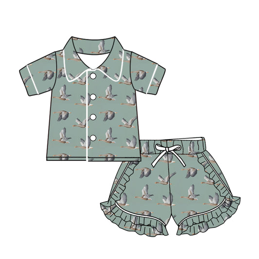 pre order duck print girl summer pajama