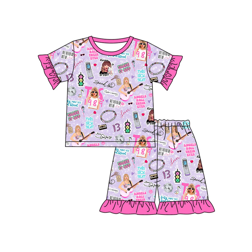 pre order short sleeve taylor swift pajamas