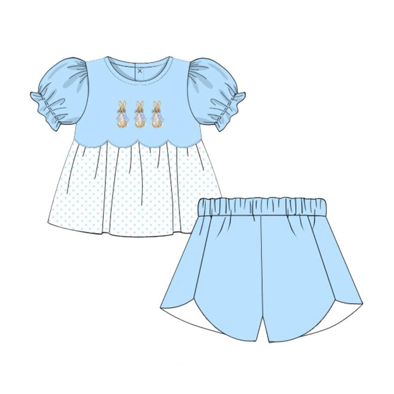 pre order blue peter rabbit girl shorts set