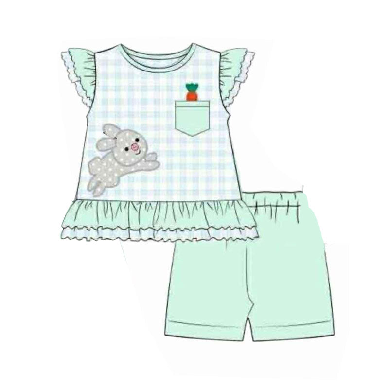 pre order easter carrot shorts set