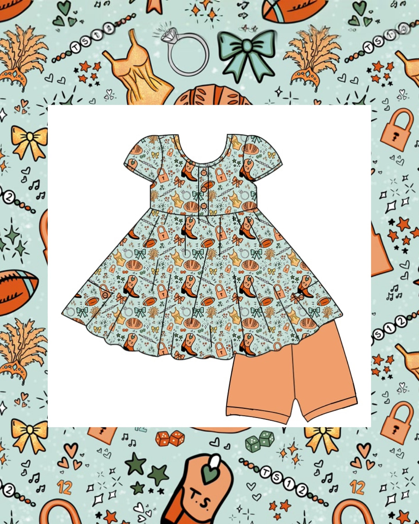 pre order TS12 shorts set